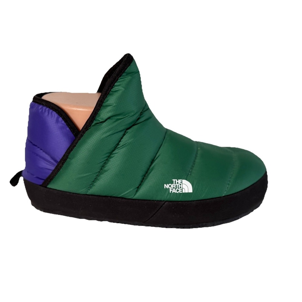 The North Face Nuptse Mules Green And Purple Kids Size‎ 4 No Box